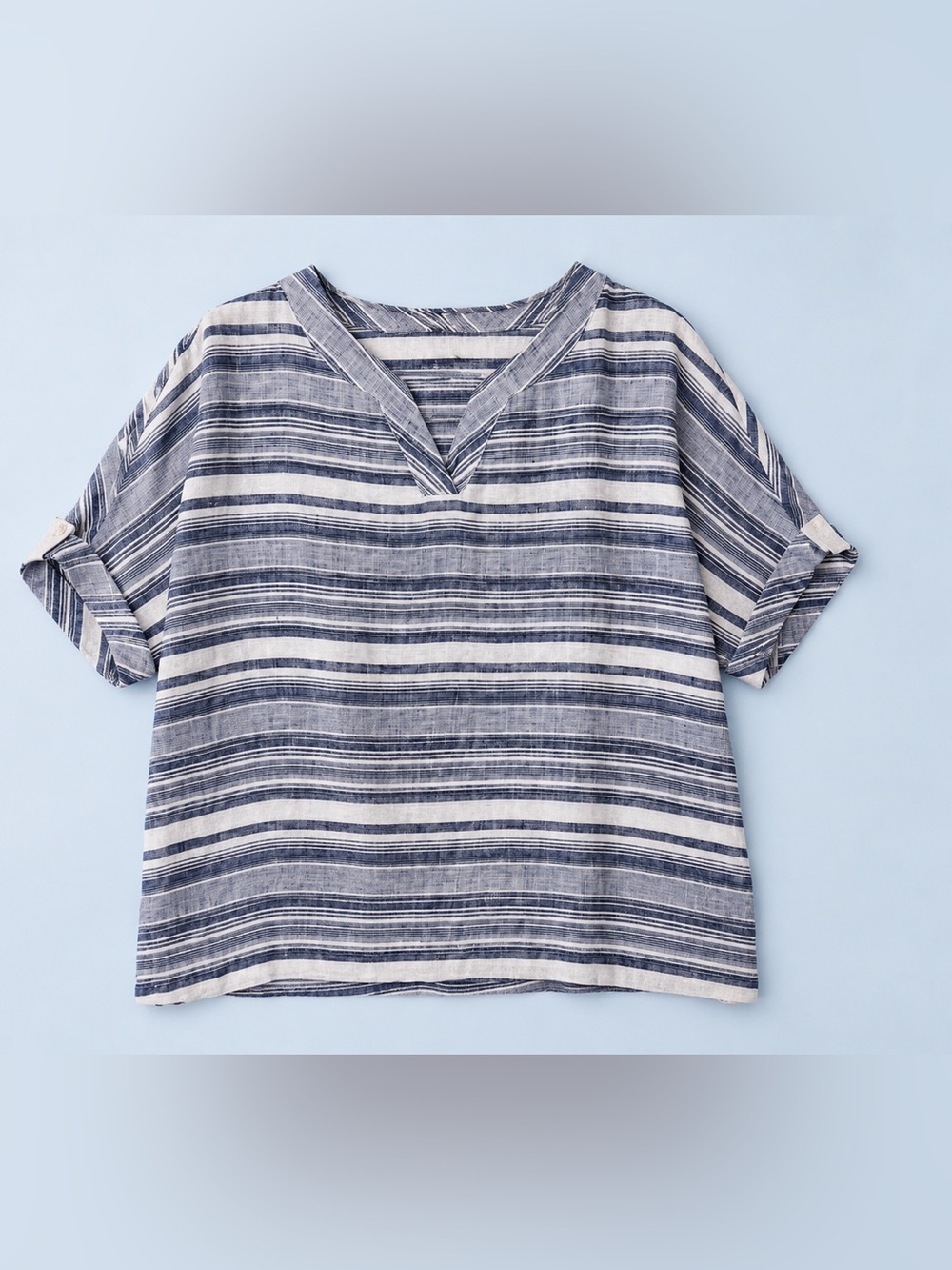 Artisan NY 100%‎ Linen Top EUC Size XL